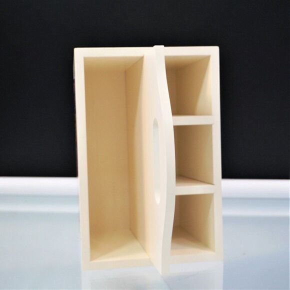 Vintage Look Craft Caddy Carrier Organizer Decoupage Vintage Crafts By Bonnie - Picture 10 of 11